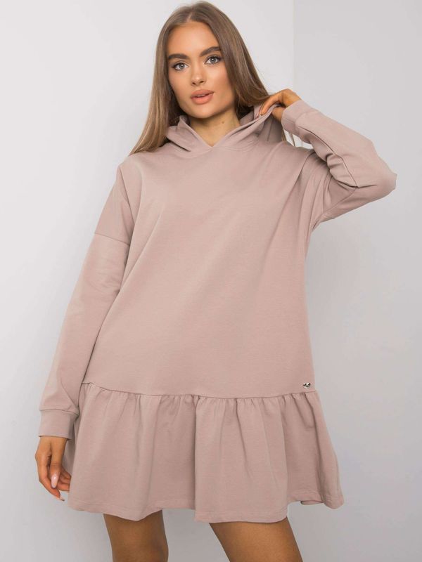 BASIC Feel Good Dress-RV-SK-7184.22X-dark beige