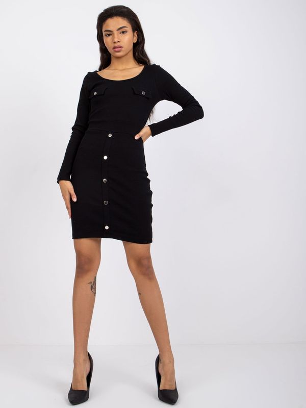 RUE PARIS Dress-RV-SK-7437.67-black