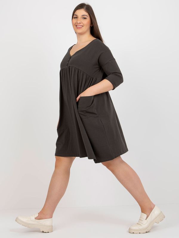 RELEVANCE Dress-RV-SK-8529.37P-dark khaki