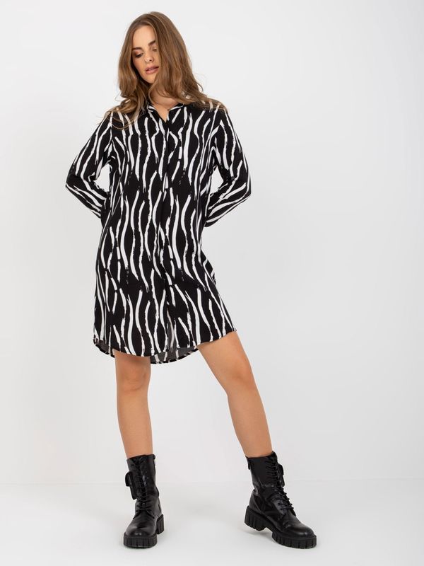 RUE PARIS Dress-TO-SK-1103-22.18-black-white