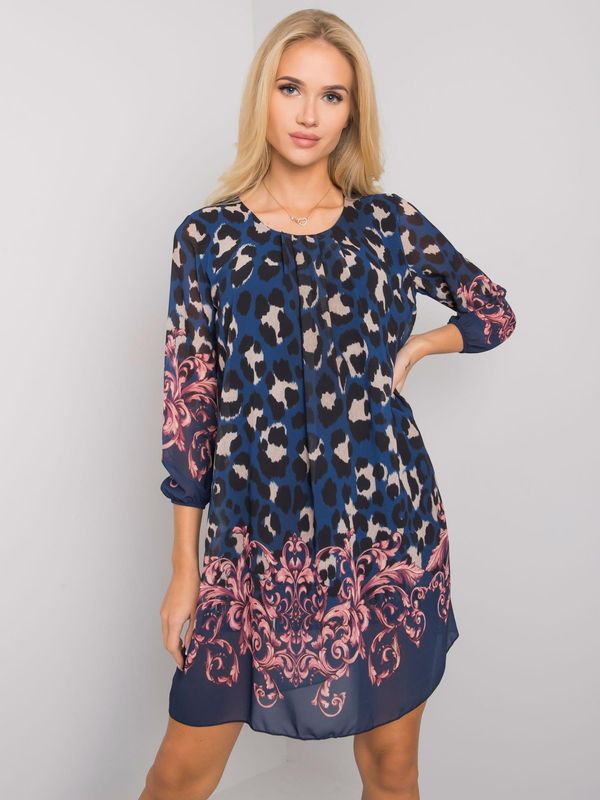 Och Bella Dress-TW-SK-BI-2667-2.92P-navy blue