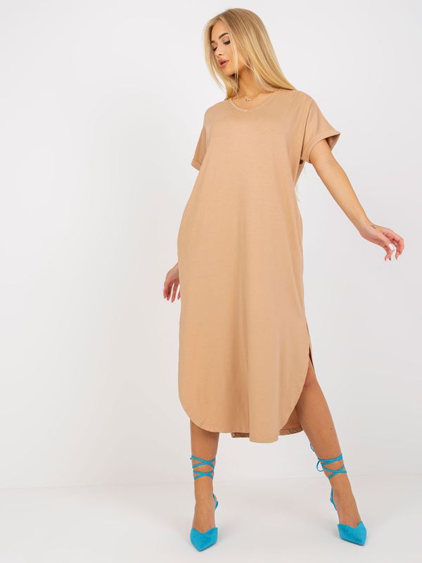 Och Bella Dress-TW-SK-OB031.11-camel