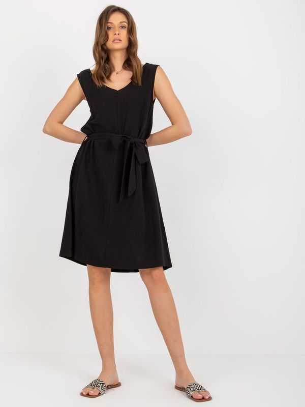 RUE PARIS Dress-WN-SK-VE38.07-black