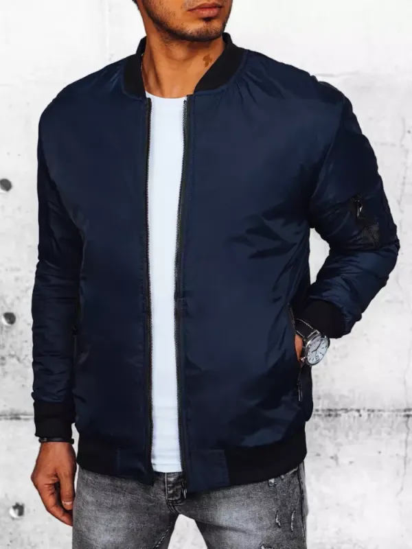 DStreet DStreet Kurtka męska bomber jacket granatowa