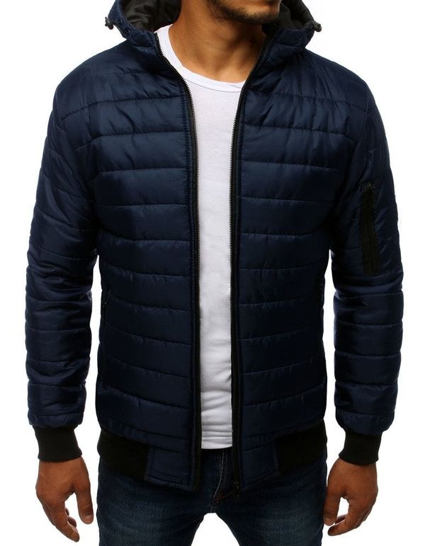 DStreet DStreet Kurtka męska pikowana bomber jacket granatowa