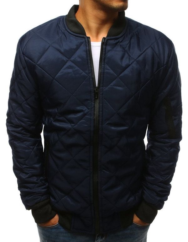 DStreet DStreet Kurtka męska pikowana bomber jacket granatowa