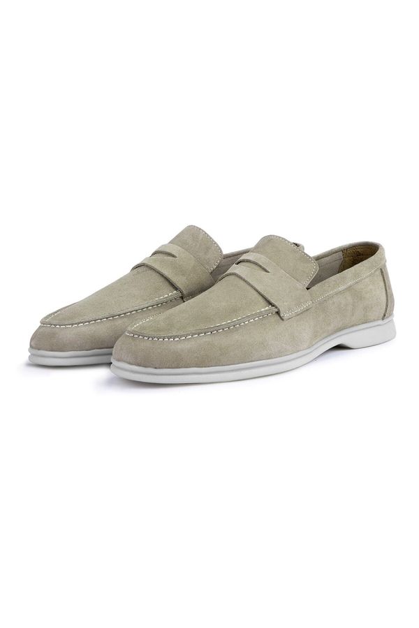 Ducavelli Ducavelli Ante Suede Genuine Leather Men's Casual Shoes Loafers Sand Beige.