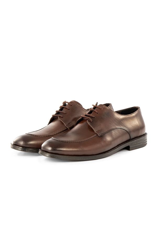 Ducavelli Ducavelli Tira Genuine Leather Men's Classic Shoes, Derby Classic Shoes, Lace-Up Classic Shoes.