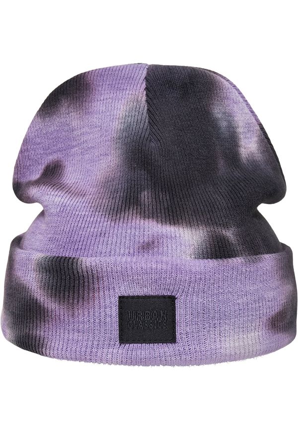 Urban Classics Accessoires Dye Beanie - Purple/Dark Grey