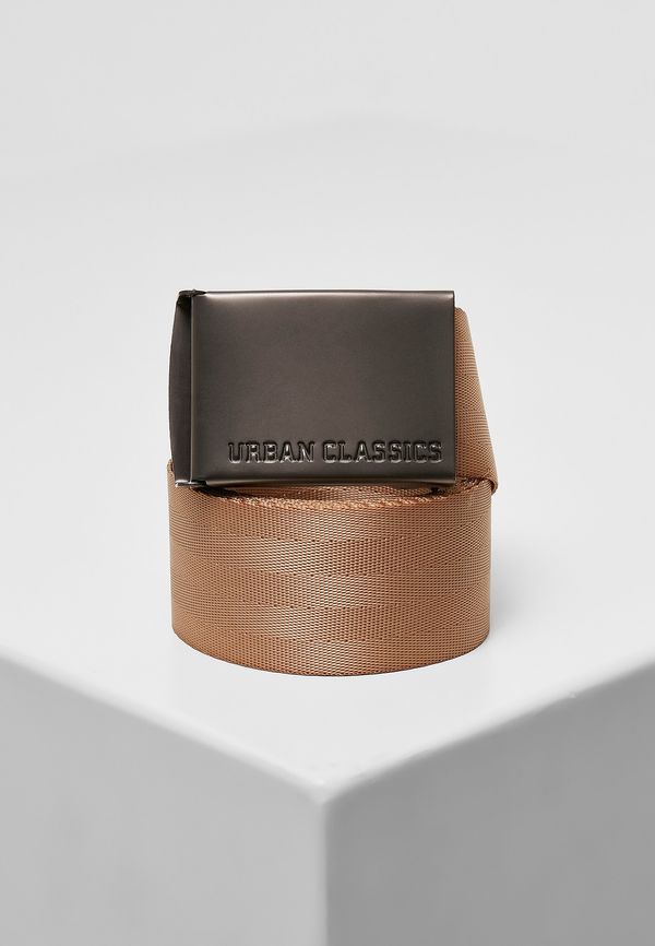 Urban Classics Easy Polyester Belt Beige