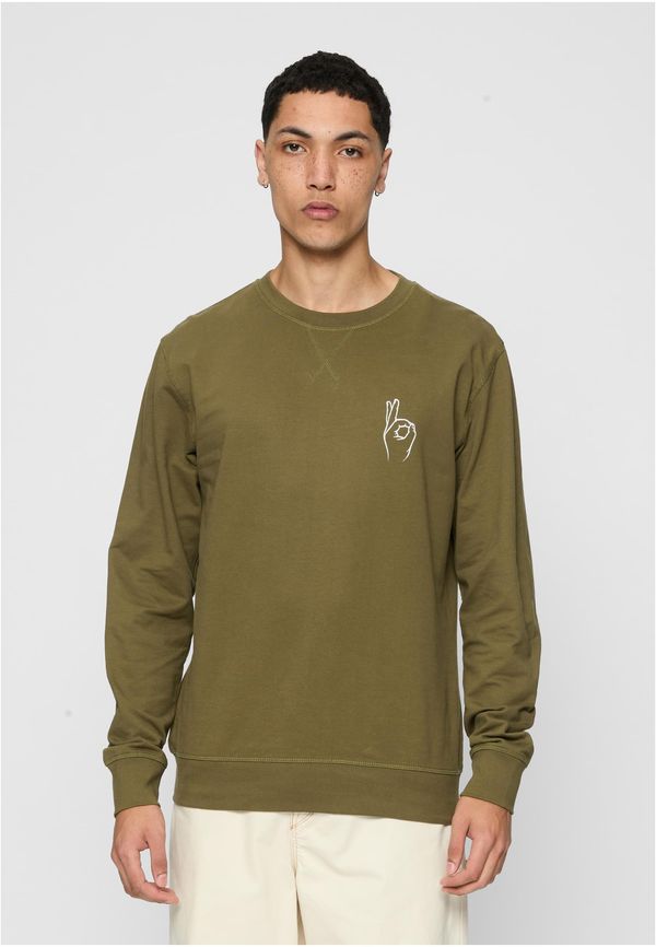 Mister Tee Easy Sign Crewneck Olive
