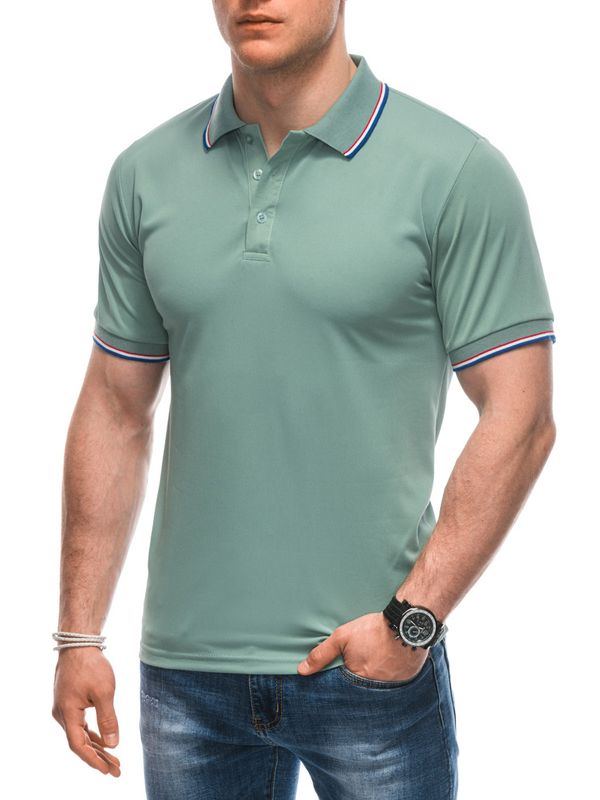 Edoti Edoti Men's plain polo shirt