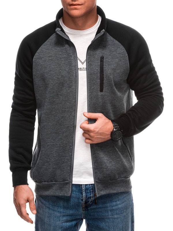 Edoti Edoti Men's zip-up sweatshirt