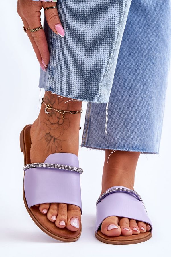 Kesi Elegant flat sandals purple Termen
