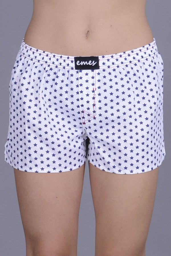 emes Emes white shorts with stars