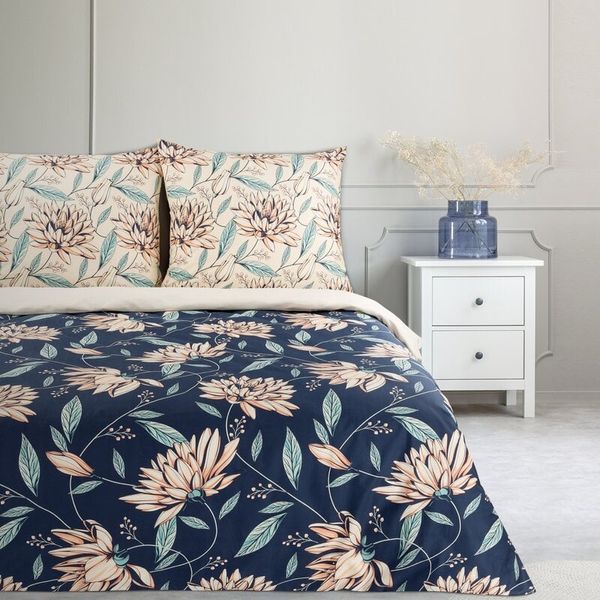 Eurofirany Eurofirany Unisex's Bed Linen 451818 Navy Blue