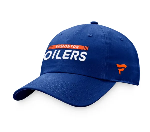 Fanatics Fanatics Authentic Pro Game & Train Unstr Adjustable Edmonton Oilers Men's Cap