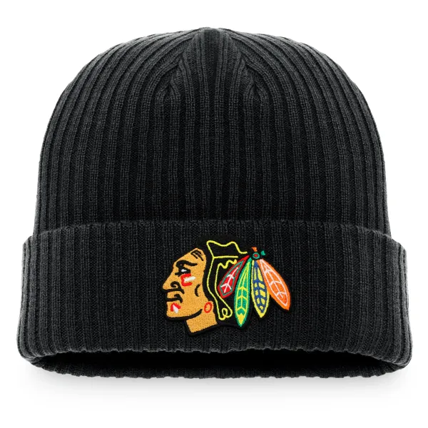 Fanatics Fanatics Core Cuffed Knit Chicago Blackhawks Winter Hat