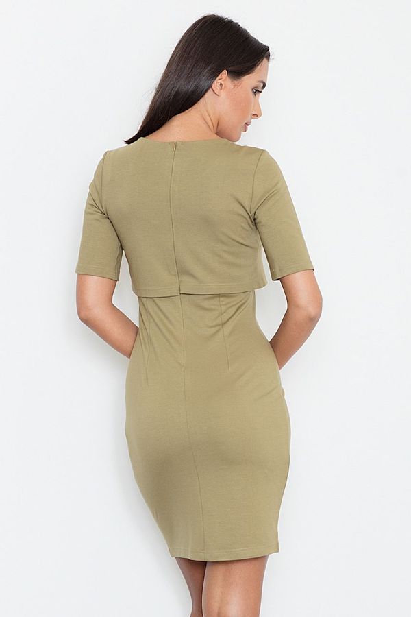 Figl Figl Woman's Dress M446 Olive