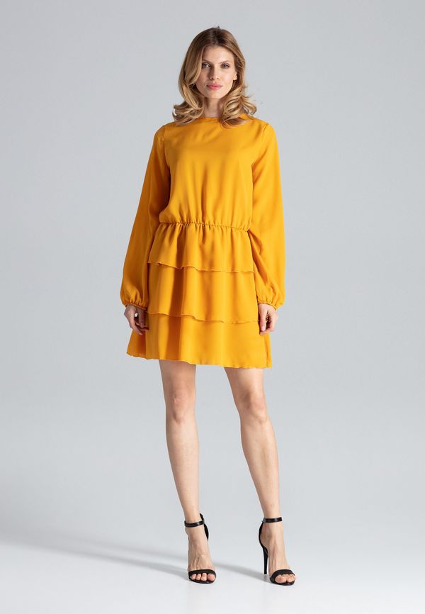Figl Figl Woman's Dress M601 Mustard