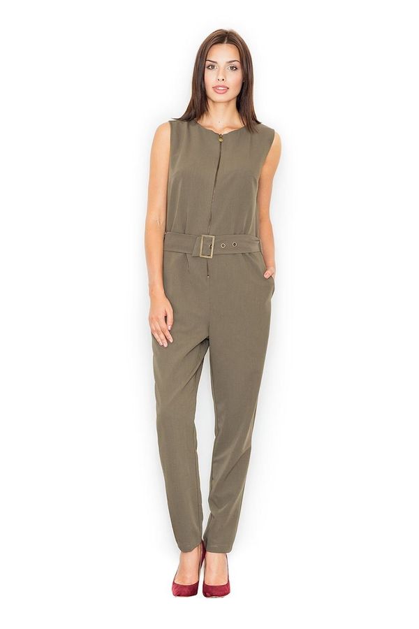 Figl Figl Woman's Jumpsuit M488 Olive