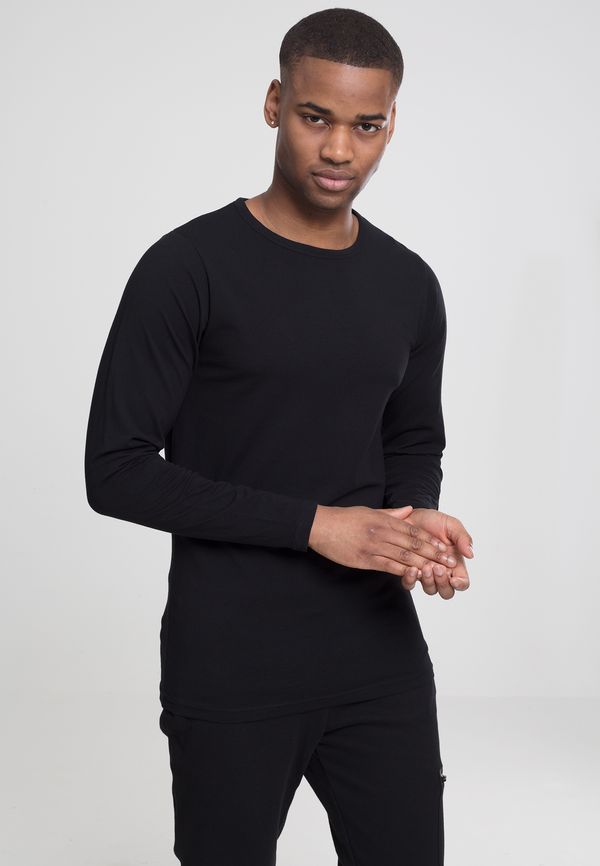 Urban Classics Fitted Stretch L/S T-Shirt Black