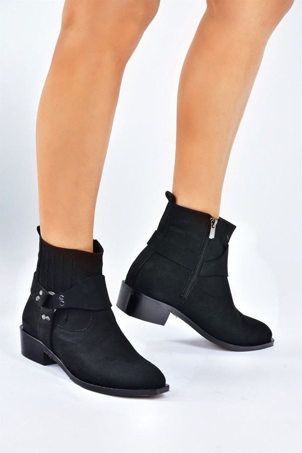 Fox Shoes Fox Shoes Black Suede Women's Boots