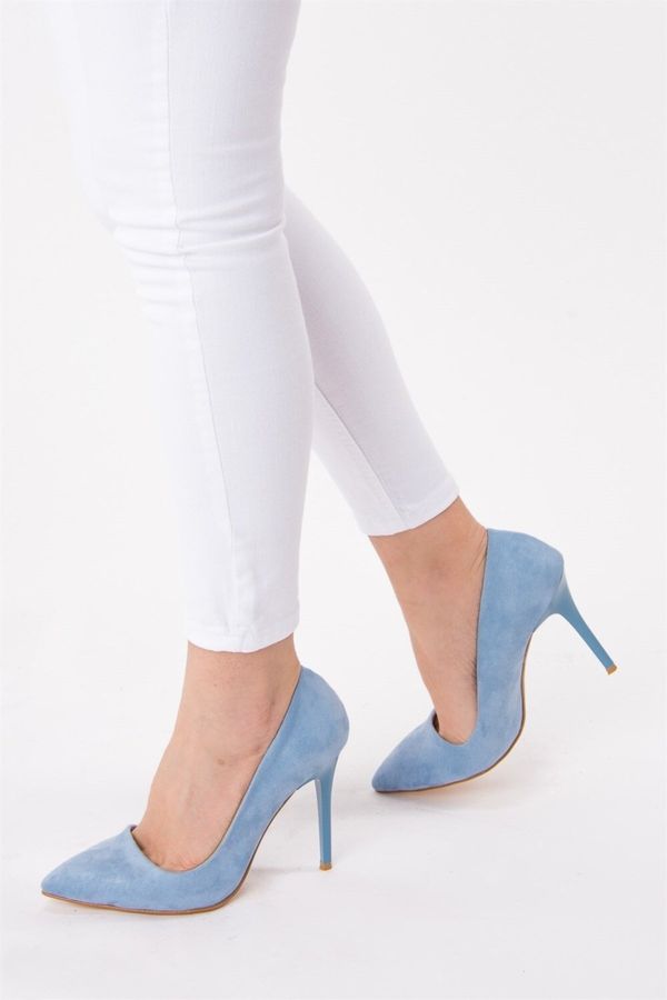 Fox Shoes Fox Shoes Blue Women's Heeled Shoes