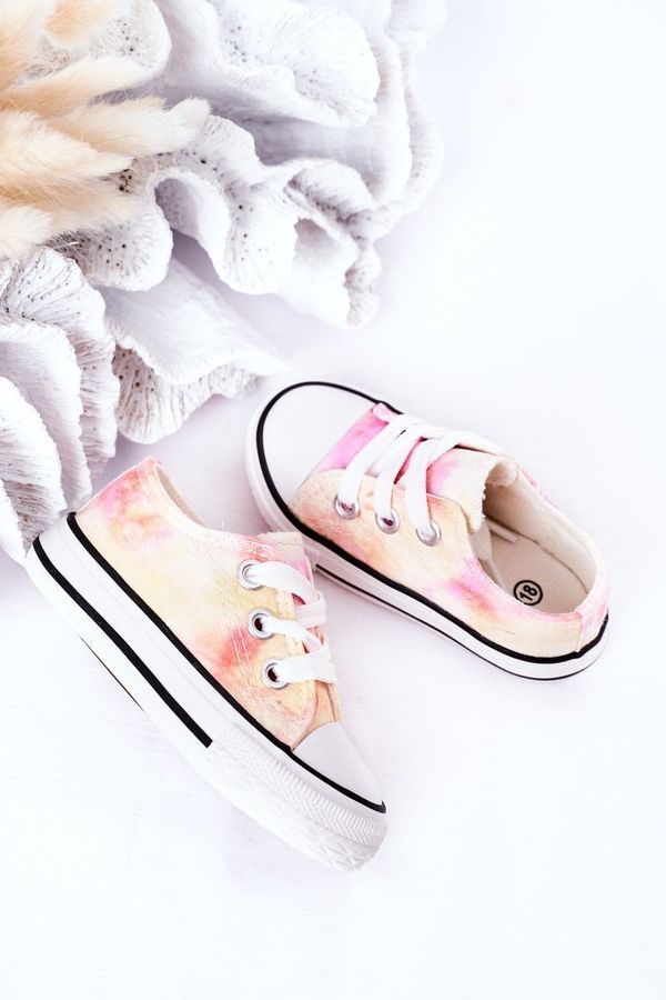 FR1 FR1 Children's Classic Sneakers With Tie-Dye Effect Simba