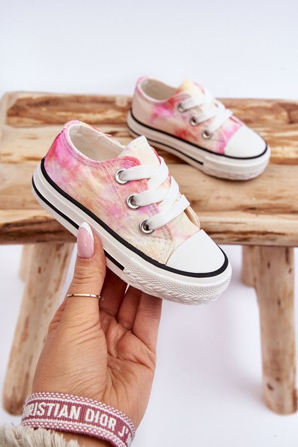 FR1 FR1 Children's Classic Sneakers With Tie-Dye Effect Simba