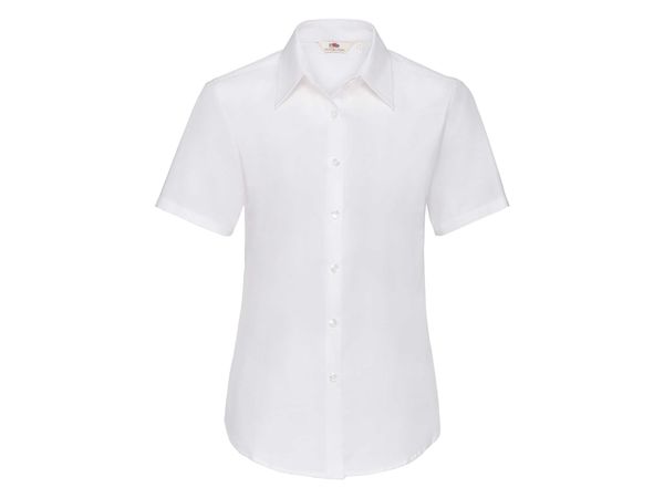 Fruit of the Loom FRUIT OF THE LOOM F16•LADIES SHORT SLEEVE OXFORD SHIRT