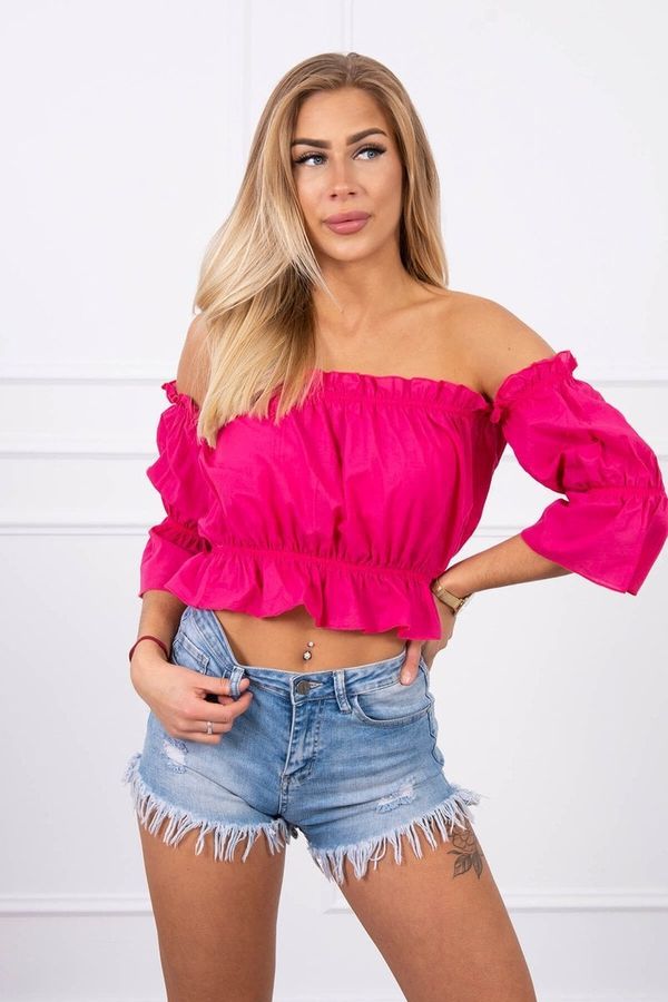 Kesi Fuchsia blouse without arms