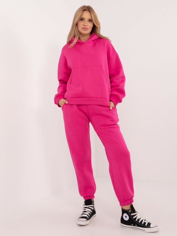 Fashionhunters Fuchsia women's basic set with insulation