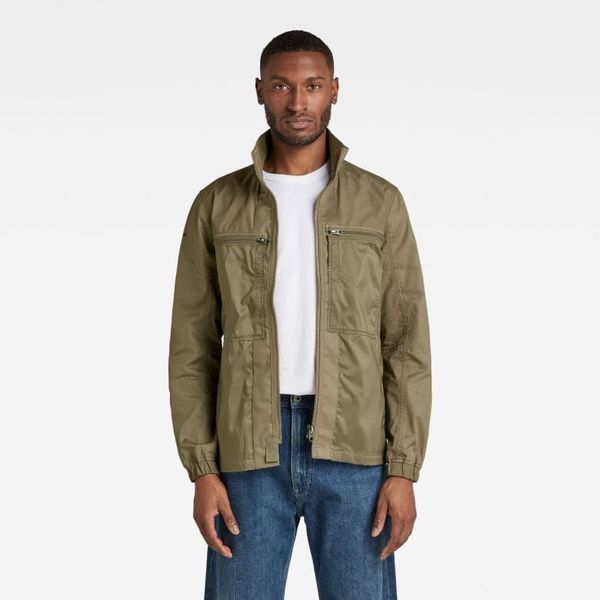 G Star G-STAR Jacket - Fabric mix overshirt green