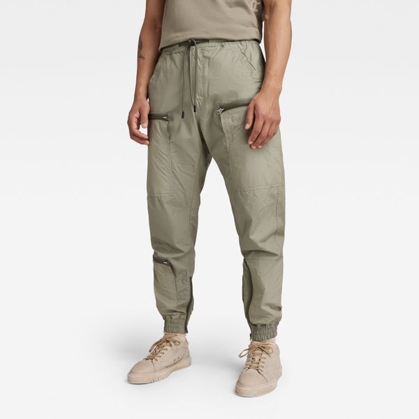 G Star G-STAR Pants - 3D PM cuffed trainer green