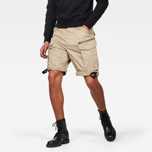 G Star G-STAR Shorts - Rovic zipper relaxed 1\2 sand