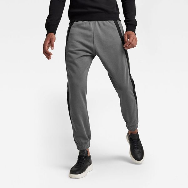 G Star G-STAR Sweatpants - Tape colorblock sw pant grey