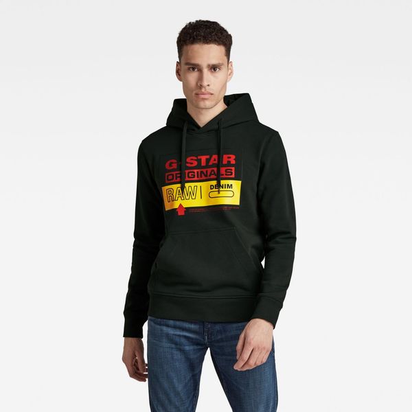 G Star G-STAR Sweatshirt - Heavy sherland sweat rub ub black