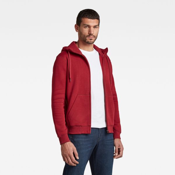 G Star G-STAR Sweatshirt - Premium core hdd zip sw l\s red