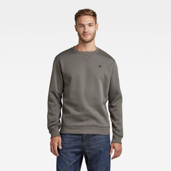 G Star G-STAR Sweatshirt - Premium core r sw l\s grey