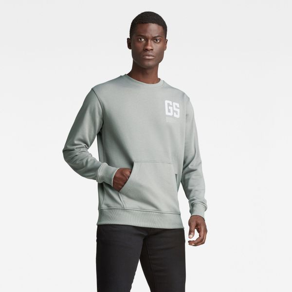 G Star G-STAR Sweatshirt - Stitch pocket r sw grey