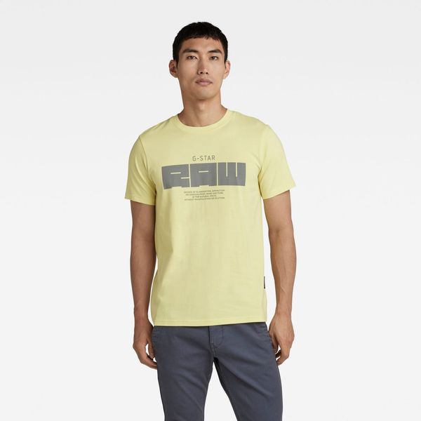 G Star G-STAR T-shirt - RAW gr slim r t yellow