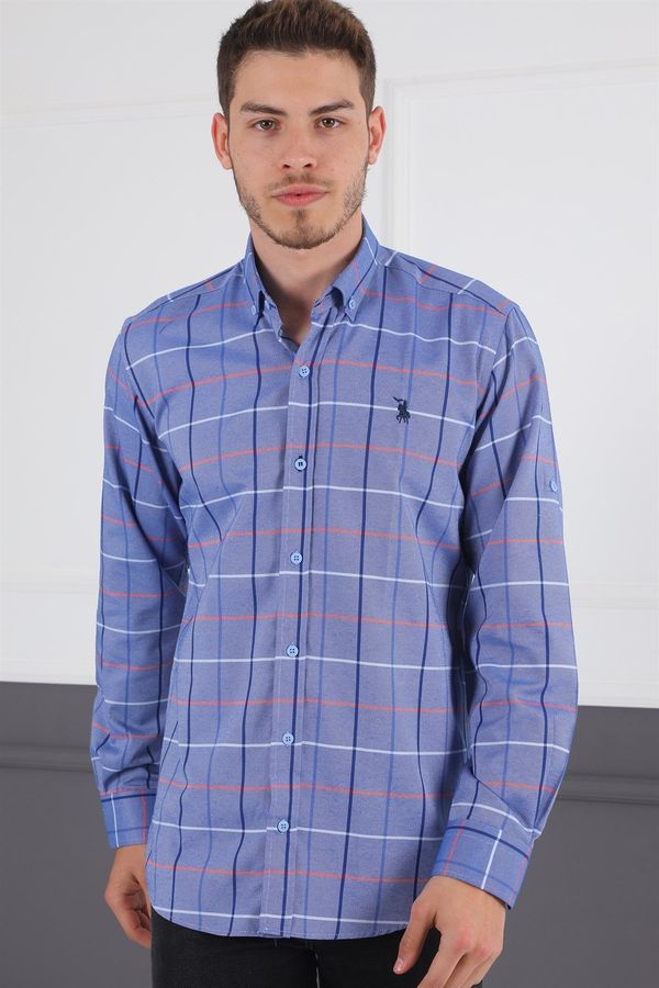 dewberry G716 DERBERRY MEN'S SHIRT-BLUE