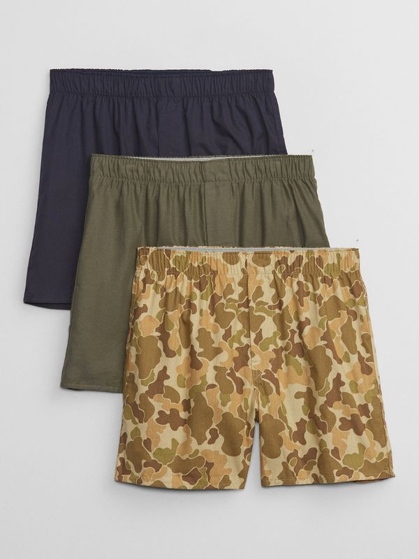 GAP GAP 3-pack cotton shorts - Men