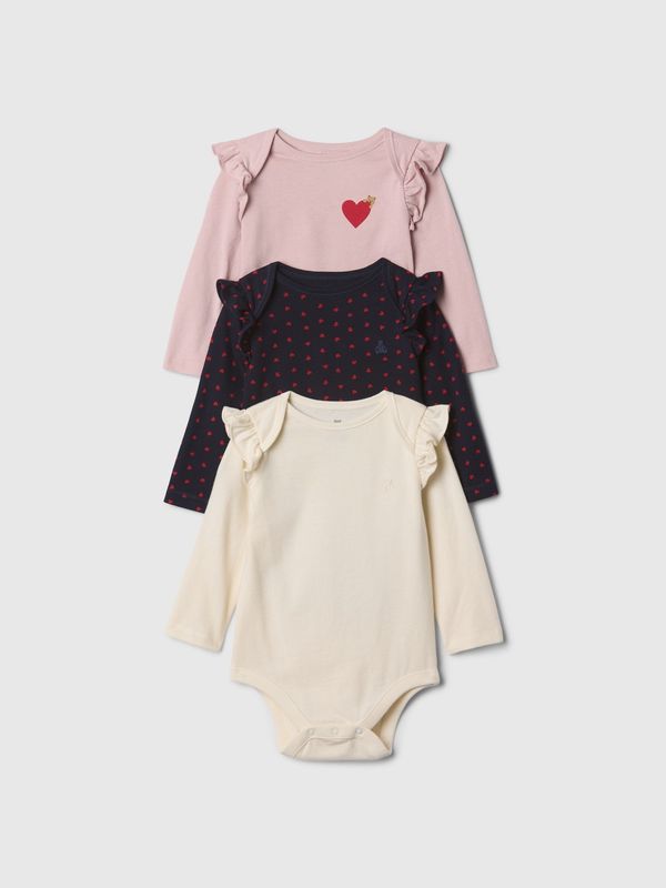 GAP GAP Baby bodysuit, 3 pcs - Girls