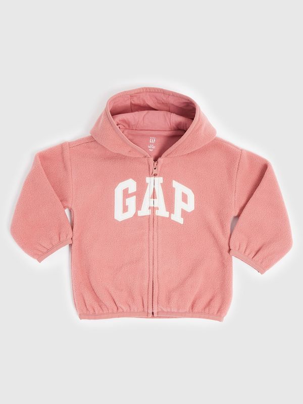 GAP GAP Baby fleece sweatshirt with logo - Girls