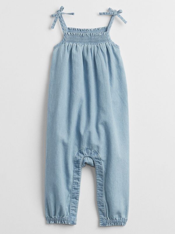 GAP GAP Baby overall denim jumpsuit - Girls