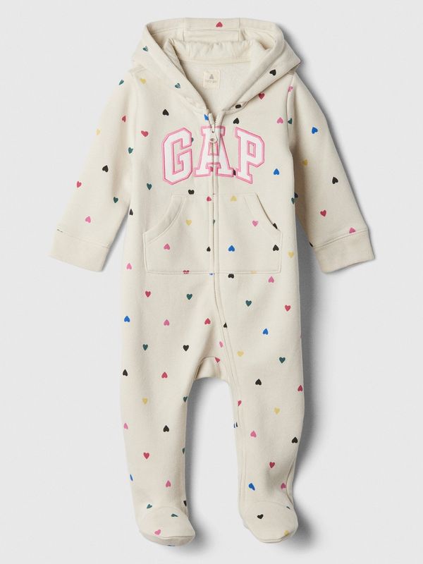 GAP GAP Baby patterned jumpsuit Logo - Girls