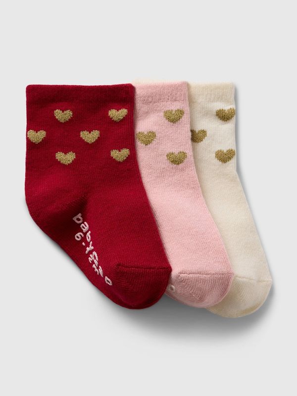GAP GAP Baby Socks, 3 Pairs - Girls