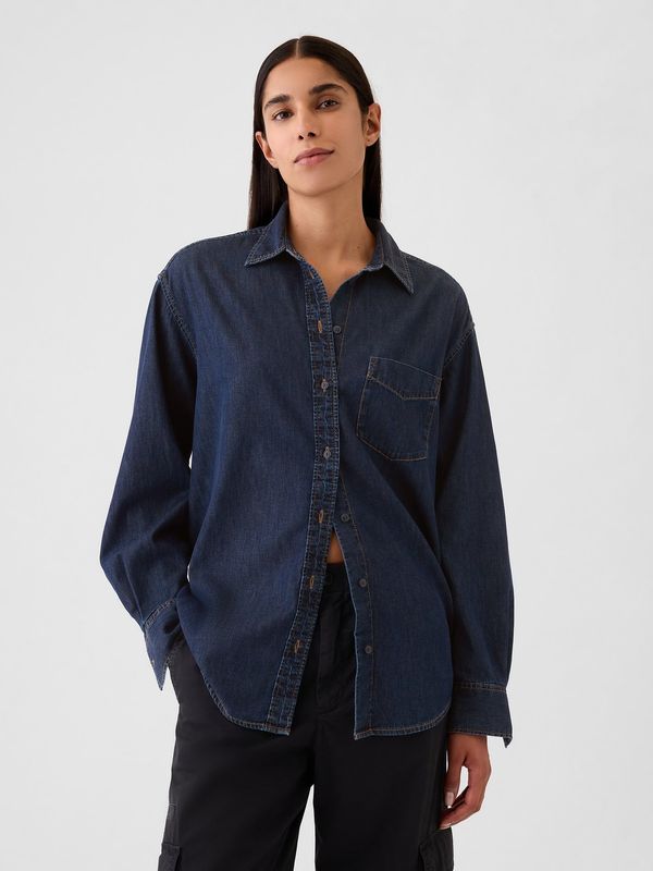 GAP GAP Chambray Oversize Shirt Big Shirt - Women